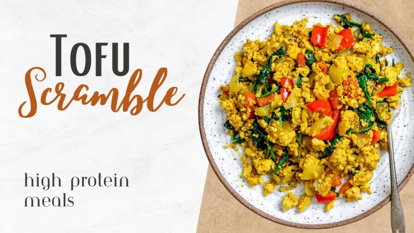 Tofu Scramble Meal High Protein